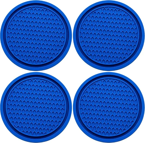 Miniatura 10 de 2 piezas posavasos para portavasos de automóvil, posavasos universales antideslizantes para portavasos de automóvil, 2.75 pulgadas posavasos
