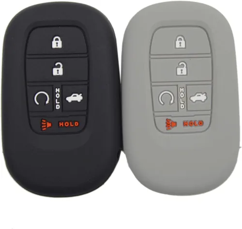Miniatura 9 de Funda de silicona para llavero de 5 botones para Honda Civic Accord HR-V Sport SI EX EX-L Touring 2022 2023