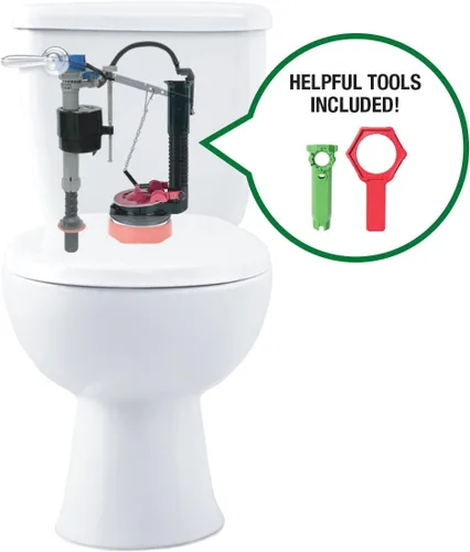 Miniatura 4 de Fluidmaster K-400H-038-T4 PerforMAX Kit de reparación de inodoro de 3 pulgadas, sin tamaño, multi
