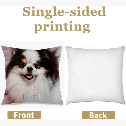 Miniatura 2 de One Photo Personalized Throw Pillow Case Where Your uploaded Image and Text Form a Unique Home décor Piece That Provides Warm Emotional Value and