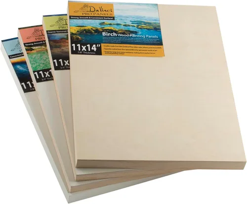 Miniatura 6 de Da Vinci Pro Resist-Grip - Tablero de gesso texturizado grueso, paquete de 17.7 x 24.0 in, 4 unidades, tableros de arte de 2 pulgadas de profundidad