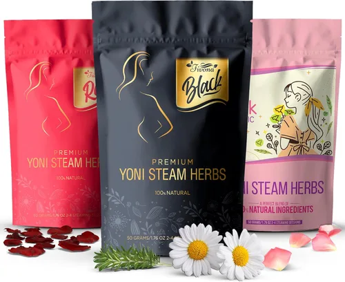 FIVONA Yoni - Juego de 3 mezclas de hierbas vaporizantes para V Steam, mezcla de hierbas naturales, mezcla orgánica 100% pura, desintoxicación V,