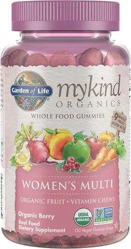 Miniatura 2 de Garden of Life Organics - Vitaminas gomosas para mujer, sabor baya, certificadas, orgánicas, sin OMG, veganas y orgánicas, vitaminas gomosas
