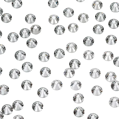 Miniatura 4 de 576 diamantes de imitación de cristal SS30 SS34 SS40 AB, gemas con purpurina y parte trasera plana, diamantes de imitación redondos brillantes