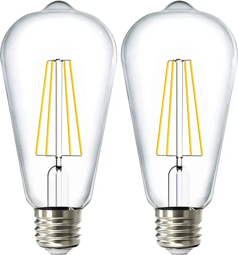 Miniatura 8 de ST64 - Bombilla de filamento led 8,5 W, varios colores y tamaños, 1/6