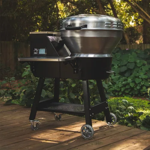 Miniatura 4 de recteq Paquete de parrilla de pellets RT-B380X Bullseye Deluxe + Grilling Basics, parrilla eléctrica para ahumar pellets con WiFi, barbacoa al aire