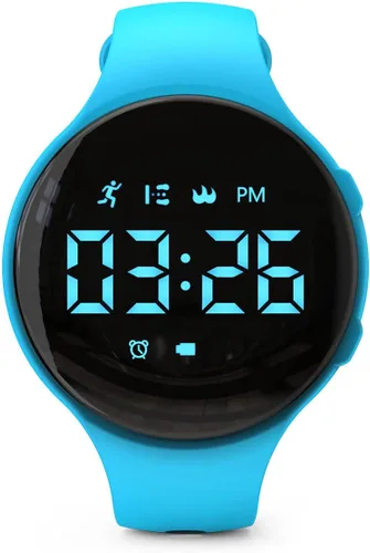 Miniatura 9 de Reloj de seguimiento de fitness LED sin Bluetooth, reloj podómetro digital, con recuento de pasos/distancia/calorías/cronómetro/reloj despertador