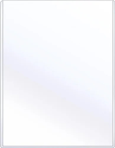 Sherr 1 protector rígido de impresión para papel de póster de 18 x 24 pulgadas, protectores de páginas, fundas de plástico para póster, soporte de