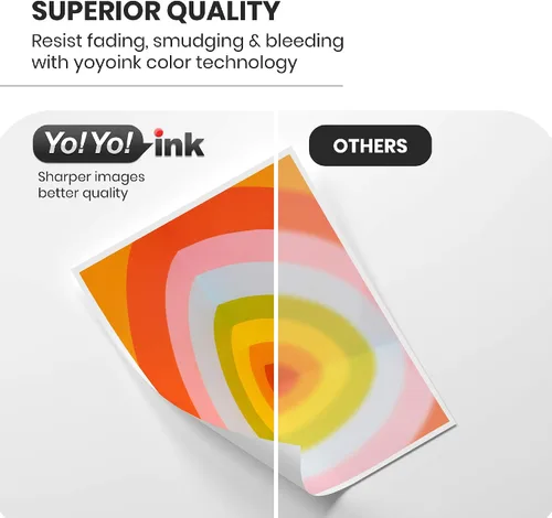 Miniatura 5 de YoYoink Cartuchos de tinta remanufacturados de repuesto para Epson T252XL 252 XL (4 negros, 2 cian, 2 magenta, 2 amarillos, 10 unidades)