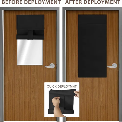 Miniatura 5 de WdFour Cubierta de Ventana para Puerta de Aula, Persianas Opacas para Ventanas y Puertas de Aula, Privacidad, Diseño Oscurecedor de Habitación que