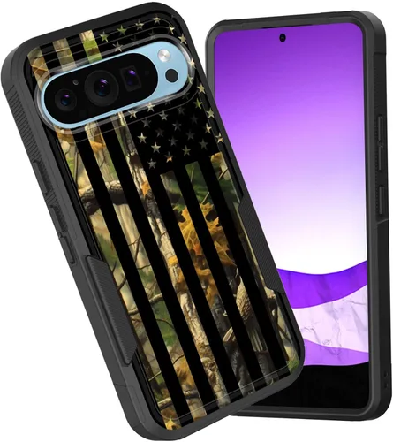 Miniatura 58 de Funda para Pixel 6A, funda híbrida de doble capa resistente a prueba de golpes de policarbonato duro de silicona suave TPU para Google Pixel 6A