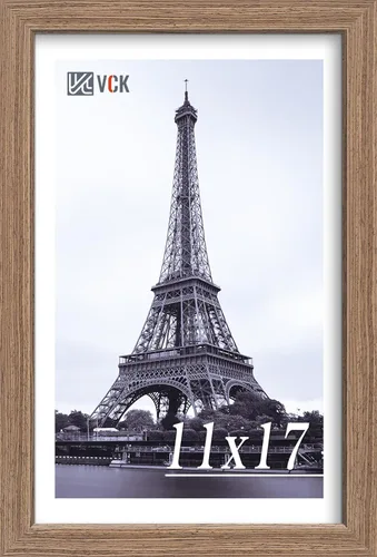 Miniatura 107 de VCK Portarretratos de madera negra de 5 x 7 pulgadas, para colgar en la pared, galería o mesa, 1 paquete