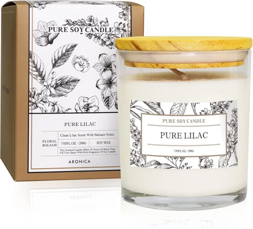 Miniatura 14 de Aronica Velas seguras para mascotas con aroma a manzana, velas perfumadas de larga duración, velas de manzana Honeycrisp limpias, no tóxicas, velas