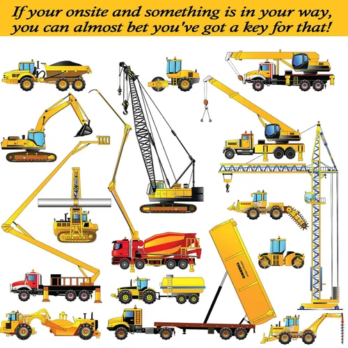 Miniatura 5 de Juego de 21 llaves de equipo de construcción pesada para Cat, JD, Case, Komatsu, Hyster, Kubota, JCB, Bobcat, Daewoo, JLG, Toyota y más, llave