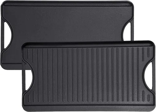 Miniatura 12 de GasSaf 7421 Gourmet BBQ System Plancha para Weber 22 1/2 pulgadas Original Kettle Premium Grills, ahumadores de 22.5 pulgadas, inserto de parrillas