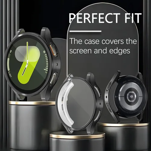 Miniatura 4 de Funda para Samsung Galaxy Watch 7 de 1.575 pulgadas, protector de pantalla flexible y suave de TPU para accesorios Galaxy Watch 7
