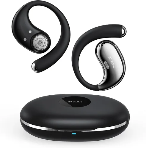 Miniatura 9 de Micool Auriculares deportivos de oreja abierta Bluetooth 6.0, auriculares inalámbricos con clip con tiempo de reproducción de 36 horas para correr