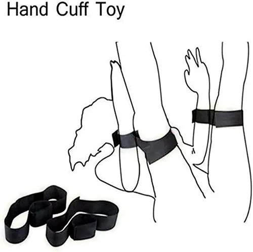 Miniatura 2 de Juego de sujeción de cama para cama de tamaño Queen, juego sexual para correas de cama para adultos, colchón King para tobillos y muñecas