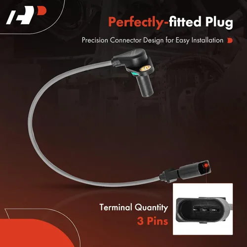 Miniatura 4 de A-Premium Sensor de velocidad de transmisión automática compatible con Volkswagen Jetta 2000-2005, Golf/Beetle 2000-2004, 1.8L 1.9L 2.0L 2.8L