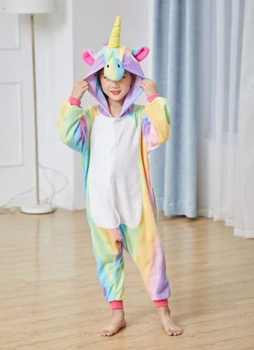 Miniatura 4 de Pijama unisex de unicornio para niños, disfraz de Halloween, regalo de cumpleaños