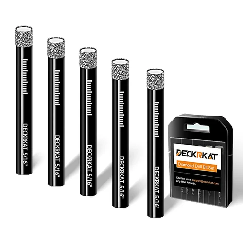 Miniatura 16 de 3 paquetes de brocas de diamante seco de 5/8" 14mm con soldadura al vacío, sierras de agujero de diamante para azulejos de granito, cerámica