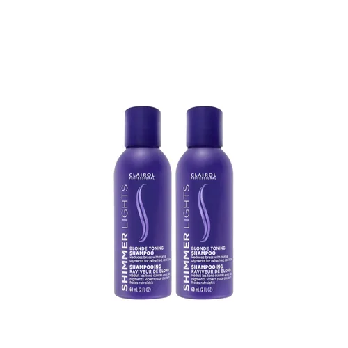 Miniatura 13 de Clairol Professional Shimmer Lights Purple Shampoo fl. Oz Neutraliza los tonos latones y amarillos para cabello rubio y gris plateado con reflejos