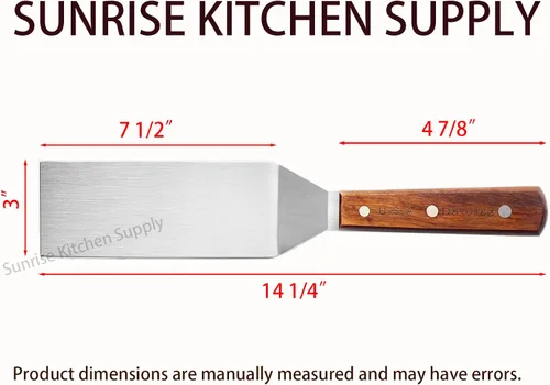 Miniatura 5 de SUNRISE Espátula giratoria de acero inoxidable 8" x 3