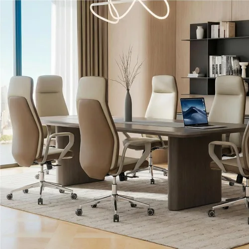 Miniatura 8 de EUREKA ERGONOMIC Clara - Silla de oficina ejecutiva, silla de trabajo de piel sintética, silla de escritorio giratoria de respaldo alto con soporte