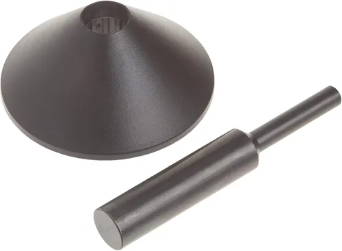 Miniatura 4 de Bosch RA1151 - Pasador y cono de centrado de la sub-base de la rebajadora. Funciona con pinza de 1/4 pulgadas o 1/2 pulgadas