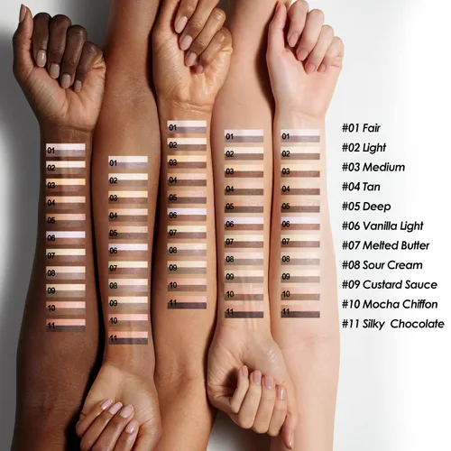 Miniatura 6 de FOCALLURE Lápiz bronceador e iluminador crema 2 en 1, lápiz de contorno no graso y que no se seca, fácil de crear un acabado mate natural, larga