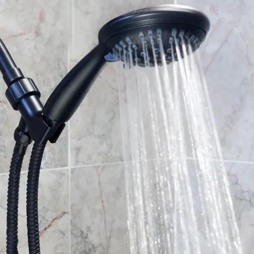 Miniatura 4 de Cabezal de ducha de mano de lujo de 6 funciones - Rociador de lluvia ajustable de alta presión con cabezal de ducha de lluvia de mano extraíble