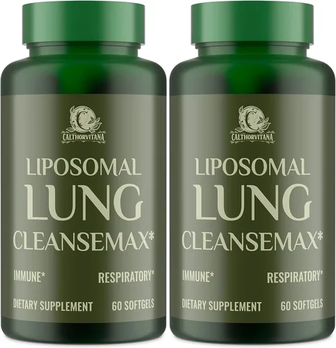 Miniatura 9 de Suplemento Liposomal Lung Cleansemax con Extracto de Hoja de Gordolobo, Extracto de Fruta de Saúco, Quercetina + 13 Hierbas y Vitaminas, Absorción