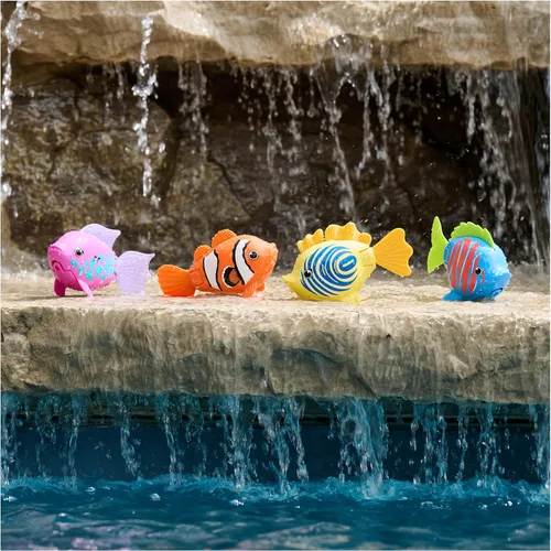Miniatura 5 de SwimWays Juguete de pez de arrecife arcoíris, accesorios de natación para niños y juguetes acuáticos, juguetes para aprender a nadar en la piscina