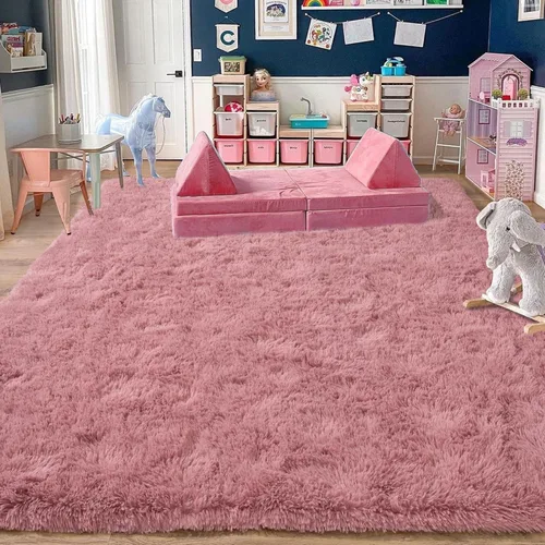 Miniatura 31 de Alfombras de Pasillo para Dormitorio 2x6 pies Alfombras de Pasillo para Pasillos Antideslizantes Suaves de Pelo Largo Alfombra de Cabecera, Alfombra