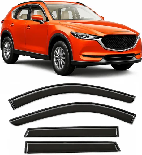 Miniatura 23 de 2016-2021 Protectores de Lluvia Adhesivos para Honda Civic Sedan, Deflectores de Visera Lateral EX EX-L LX Sport Touring, Sombras de Ventilación