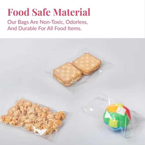 Miniatura 5 de Prestee Bolsas de celofán transparente autosellantes – Paquete de 200 bolsas de plástico transparente para embalaje, golosinas, regalos y bolsas