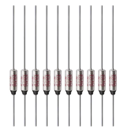 Miniatura 11 de SF119E-121 grados de metal de corte térmico fusible térmico 10A 250 V para transformador de motor eléctrico industrial electrodoméstico 10 unids