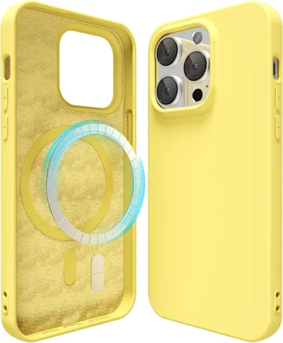 Miniatura 62 de oakxco Funda de silicona para iPhone 12 Pro Max, magnética, compatible con carga inalámbrica Magsafe, cubierta protectora de goma suave y delgada
