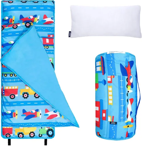 Miniatura 13 de Wildkin Tapete infantil de microfibra para siesta con almohada para niños y niñas, tapete suave y acogedor para guardería, preescolar, jardín