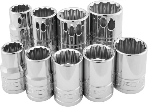 Miniatura 6 de Performance Tool W38700 - Juego de llaves métricas profundas de 10 piezas, 3/8 pulgadas, 12 puntos