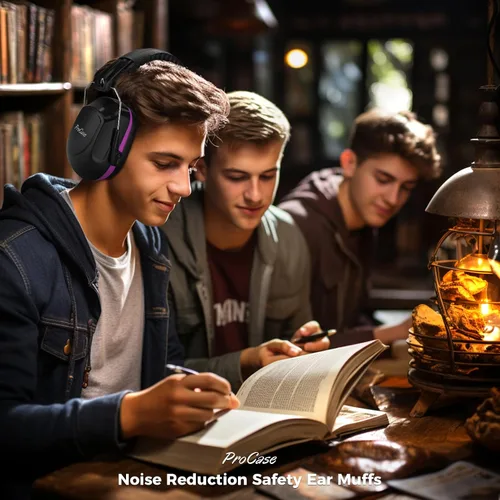 Miniatura 113 de ProCase NRR 28dB Noise Reduction Ear Muffs, Foldable Adjustable Noise Cancelling Headphones