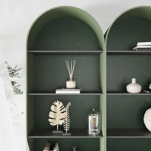 Miniatura 6 de VEELIKE Papel de contacto de madera verde oscuro, papel tapiz de madera para despegar y pegar, extraíble, 15.7 x 354 pulgadas, papel de contacto