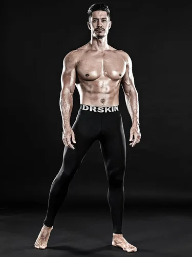 Miniatura 2 de DRSKIN Paquete de 5, 4, 3 o 1 pantalón de compresión para hombre, leggings deportivos, capa base, correr, atletismo, entrenamiento, activo