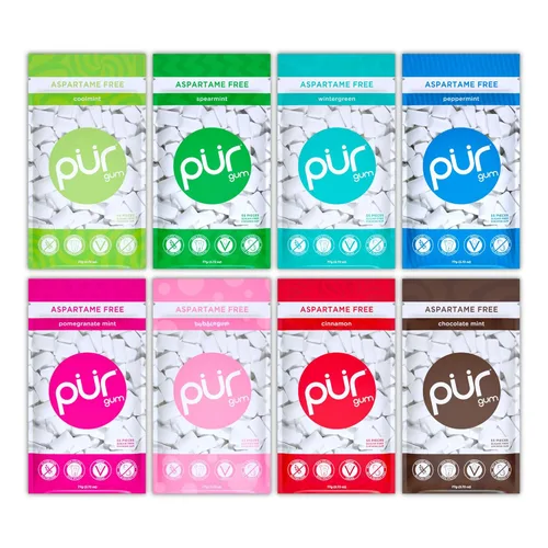 Miniatura 35 de PUR Gum Chicle sin Aspartamo 100% Xilitol Chicle con sabor natural a canela, 55 piezas (paquete de 1)