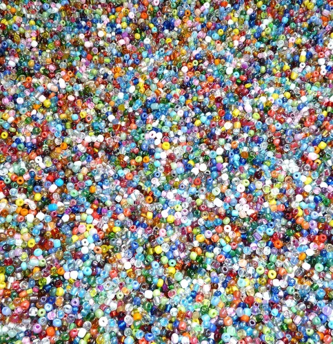Miniatura 2 de Surtido de cuentas sueltas, manualidades, pulseras, kit de cuentas, multicolor a granel de cuentas de semillas 6/0 de 0.157 in, kit de fabricación