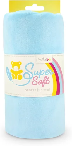 Miniatura 24 de kullaloo Tela de Felpa Tela Minky Blanca Sólida para Coser Material de Abrazo Súper Suave 39.5x29.5 pulgadas Peluches, Mantas de Bebé
