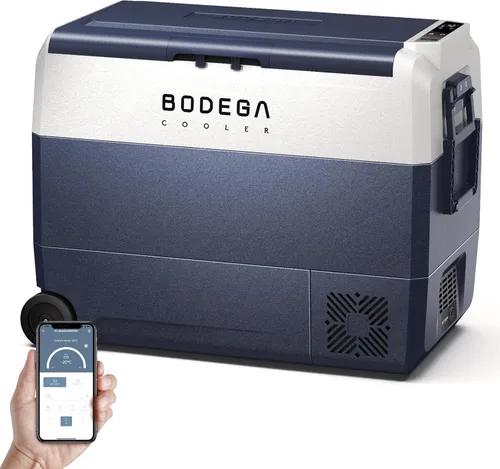 Miniatura 9 de BODEGACOOLER Refrigerador de Coche de 12 Voltios, Congelador Portátil de 38 Cuartos de Galón, Refrigerador para Coche de Doble Zona con Control por