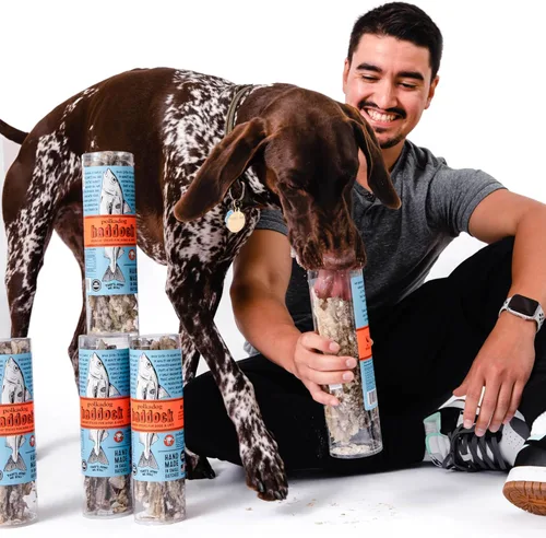 Miniatura 6 de Polkadog Crunchy Haddock Skins - Golosinas para perros – Un solo ingrediente, Omega-3 rico y totalmente natural para mascotas – Mariscos capturados