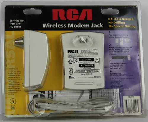 Miniatura 3 de RCA Conector de módem inalámbrico compatible con identificación de llamadas RC930