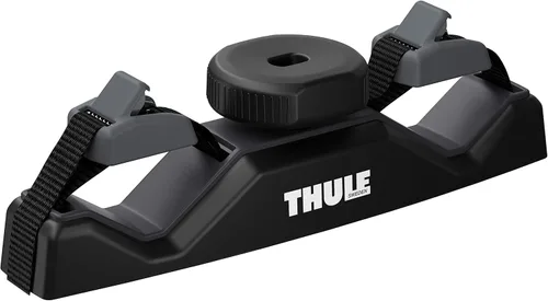 Miniatura 2 de Thule JawGrip - Soporte para remos en la azotea, portador de mástil de windsurf, lleva 2 paletas u remos, compatible con pista en T, acolchado